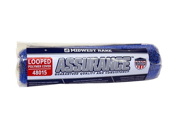 Image of Assurance 18" Looped Polymer Roller Cover With End Caps